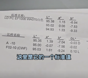 如何使用CR7分光色差寶對(duì)比樣板色度值與標(biāo)準(zhǔn)值？