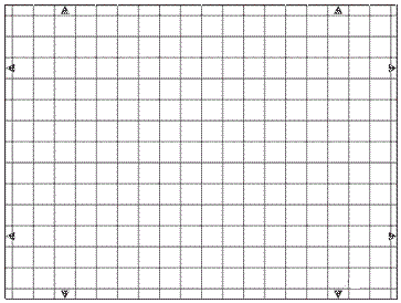 幾何失真測試卡-網(wǎng)格畸變測試卡